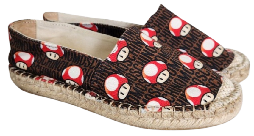 Moschino Mario Toadstool espadrille flats