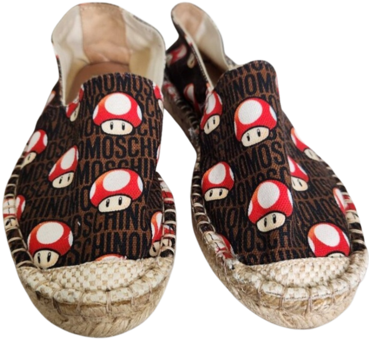 Moschino Mario Toadstool espadrille flats
