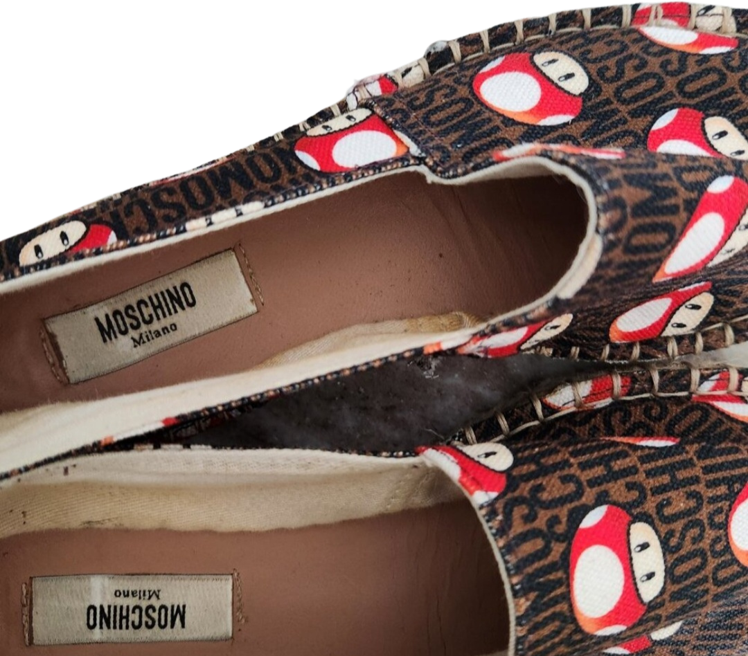 Moschino Mario Toadstool espadrille flats